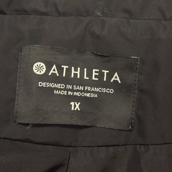 Athleta Women's Classic Black Bomber Jacket - Picture 8 of 10